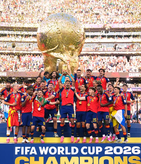 ¡ESPAÑA SE CONGRAGO CAMPEONA DE LA COPA MUNDIAL FIFA 2026!